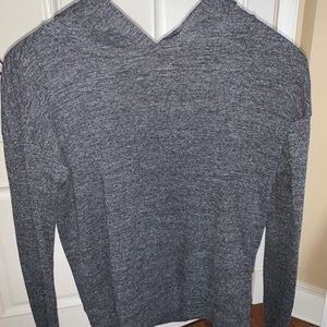 Black and grey salt and pepper long sleeve